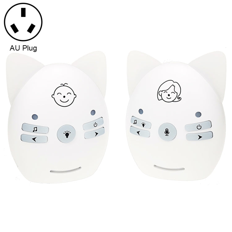 Wireless Audio Baby Monitor Support Voice Monitoring + Intercom + Night Light without Battery, US Plug, UK Plug, EU Plug, AU Plug Wireless Audio Baby Monitor Support Voice Monitoring + Intercom + Night Light without Battery, US Plug, UK Plug, EU Plug, AU Plug